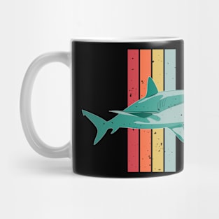 Shark Vintage Retro Throwback Vacation Mug